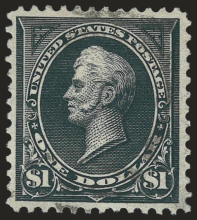 $1.00 Black, Ty. II (276A).> Attractive margins and centering, light face-free cancel, Very Fine and choice, with 2008 P.F. certificate (VF-XF 85 SMQ $335.00)