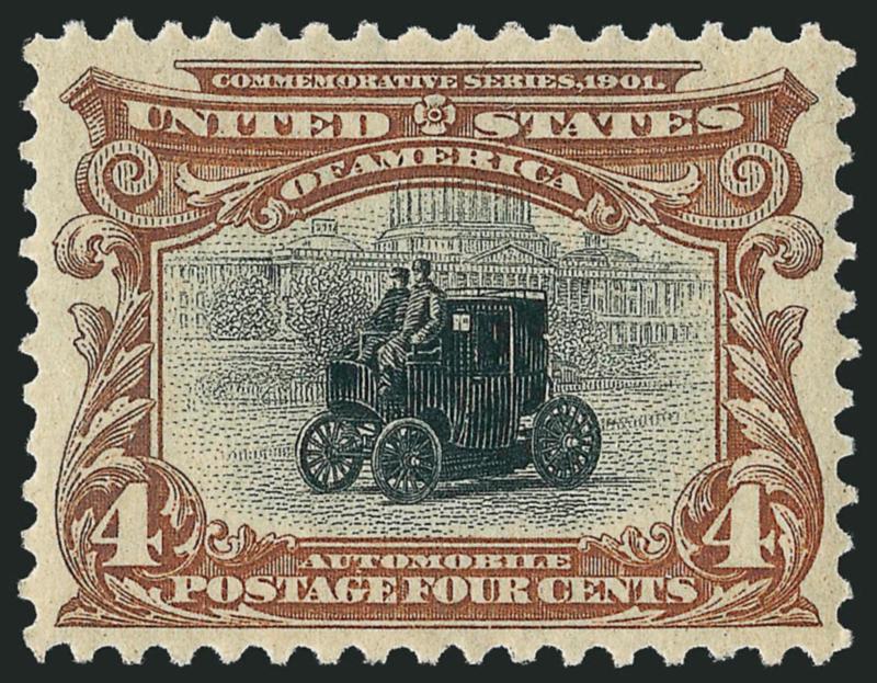 4c Pan-American (296).> Mint N.H., brilliant color, unusually choice centering, fresh and Extremely Fine, with 2008 P.F. certificate (XF-Superb 95 SMQ $1,550.00)