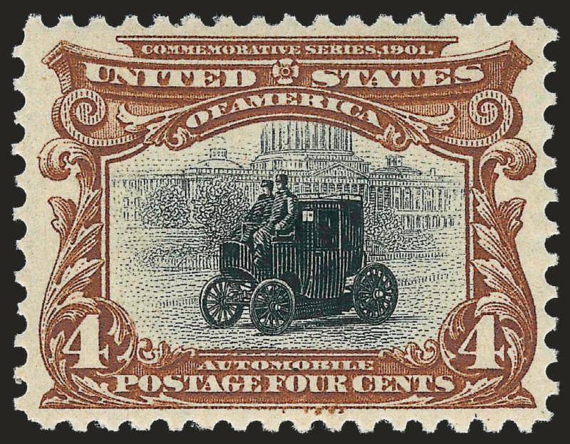 4c Pan-American (296).> Mint N.H., beautiful colors and centering, Extremely Fine, with 2000 P.F. certificate