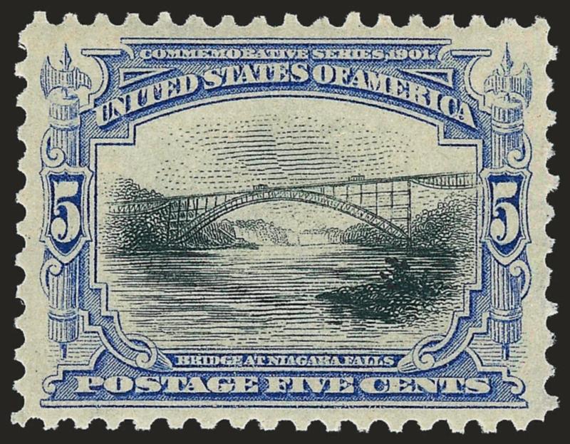 5c Pan-American (297).> Mint N.H., perfectly centered, fresh and bright, Extremely Fine Gem, with 2001 P.F. certificate
