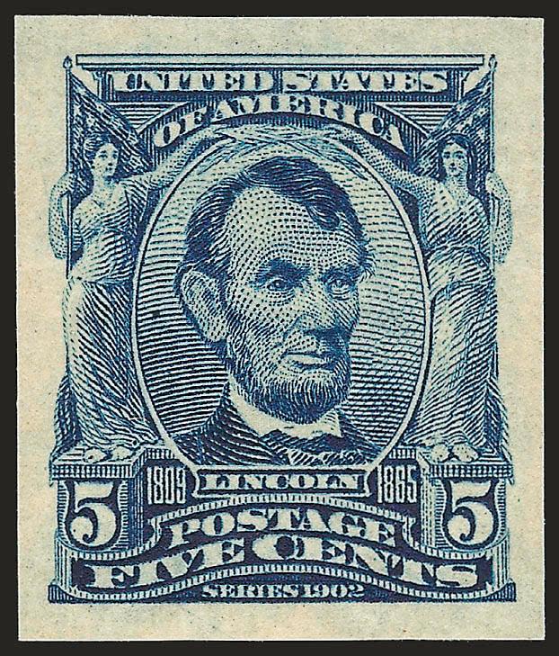 5c Blue, Imperforate (315).> Mint N.H., huge balanced margins, Extremely Fine Gem