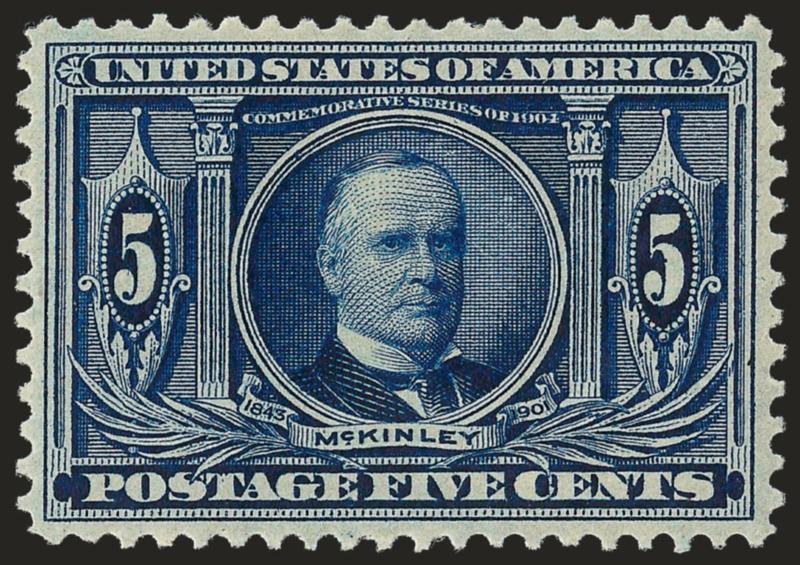 5c Louisiana Purchase (326).> Mint N.H., handsome margins and centering, fresh and crisp, Extremely Fine, with 2001 P.F. certificate