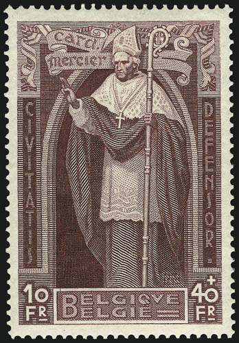 BELGIUM, 1932, 10c-10fr Cardinal Mercier (B114-B122).> Very fine