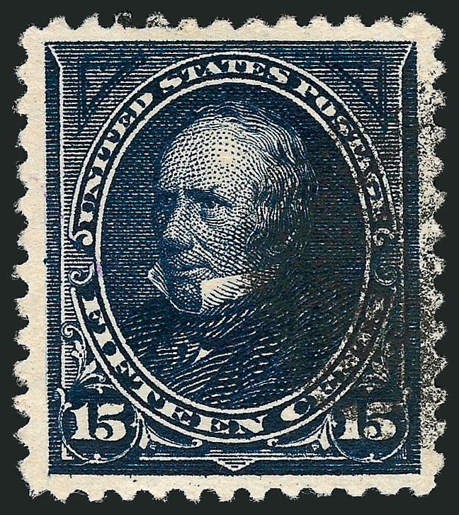 15c Dark Blue (259).> Intense shade on bright paper, unusually wide margins, cork cancel, fresh and Extremely Fine, with 2001 P.S.E. certificate