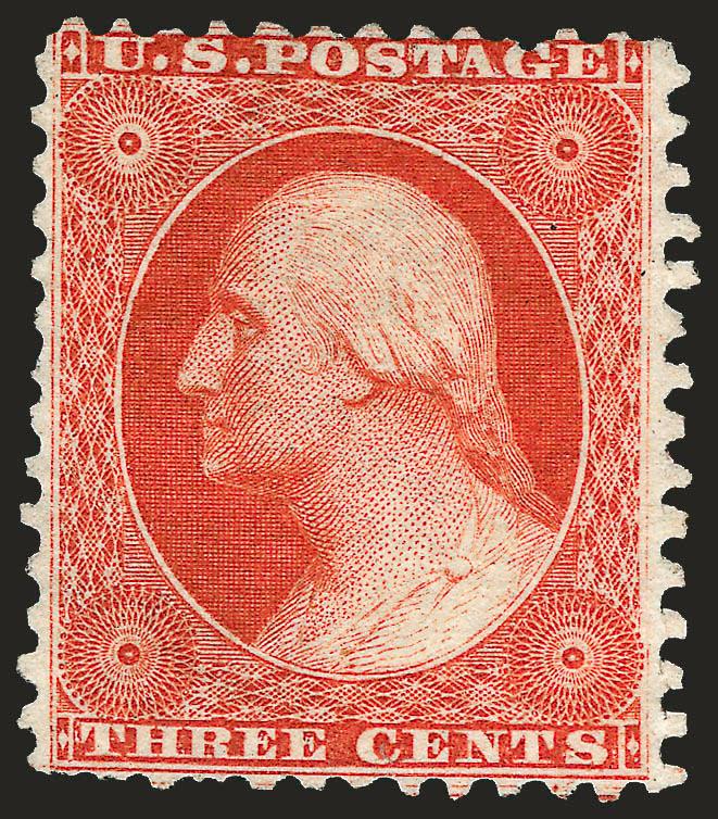 1c-5c 1857 Reprints (40-42).> Without gum as issued, 1c slight soiling and few nibbed perfs, 3c corner crease bottom left and 5c reperfed at left, otherwise Fine-Very Fine appearance, only 479 of the 3c issued,
with 1975, 1976 and 1976 P.F. certifica