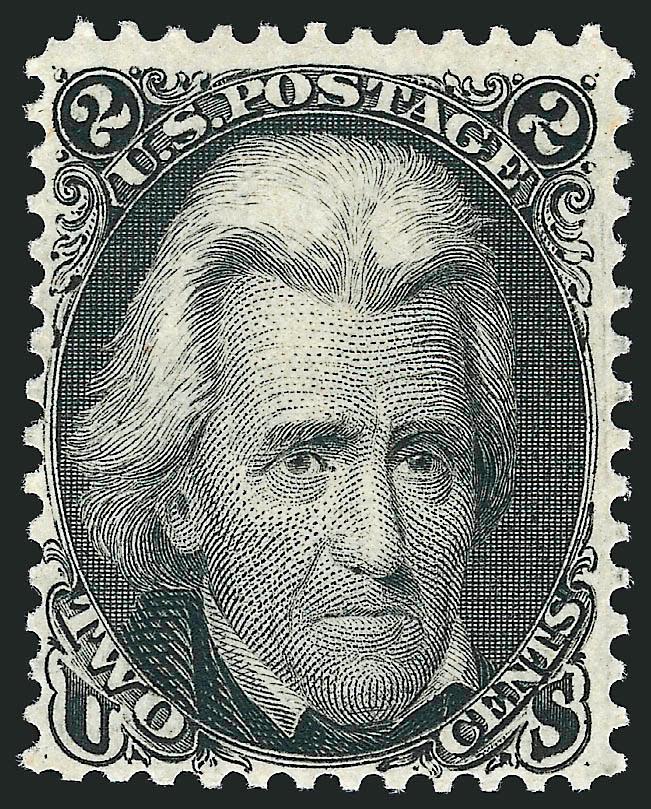 2c Black (73).> Original gum, lightly hinged, bright shade in crisp paper, Fine, with 1998 P.F. and 2005 P.S.E. certificates