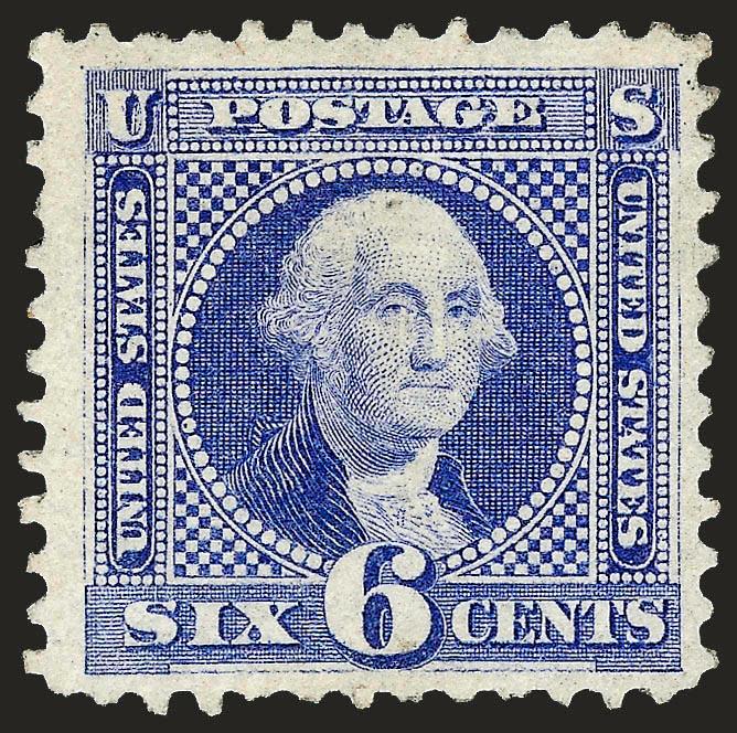 6c Blue, Re-Issue (126).> Unused (no gum), well-centered, fresh and bright, Very Fine, with 1975 P.F. certificate