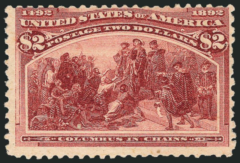 $2.00 Columbian (242).> Mint N.H., fresh color, Very Good