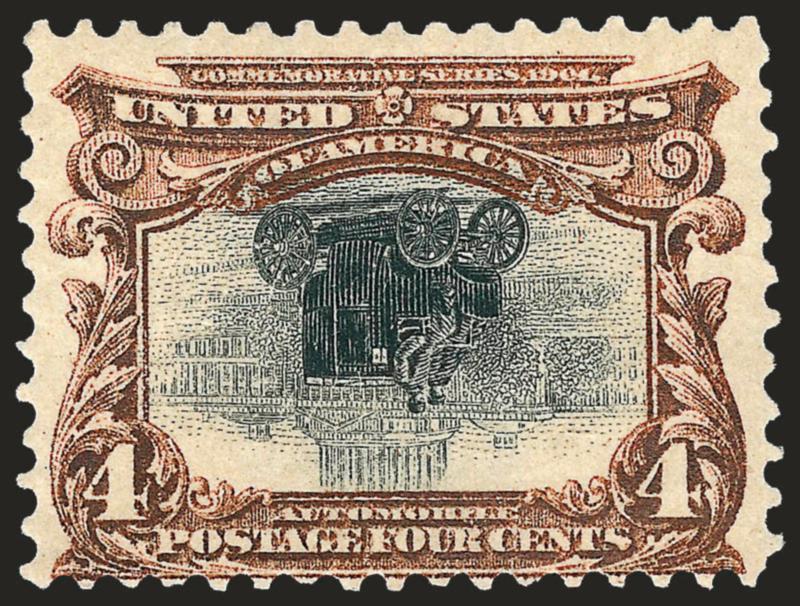 4c Pan-American, Center Inverted (296a).> Lightly hinged for this issue which is normally found with either disturbed gum or heavy hinging, deep rich colors, three wide margins<><>^FINE. A SCARCE SOUND
ORIGINAL-GUM EXAMPLE OF THE 4-CENT PAN-AMERICA