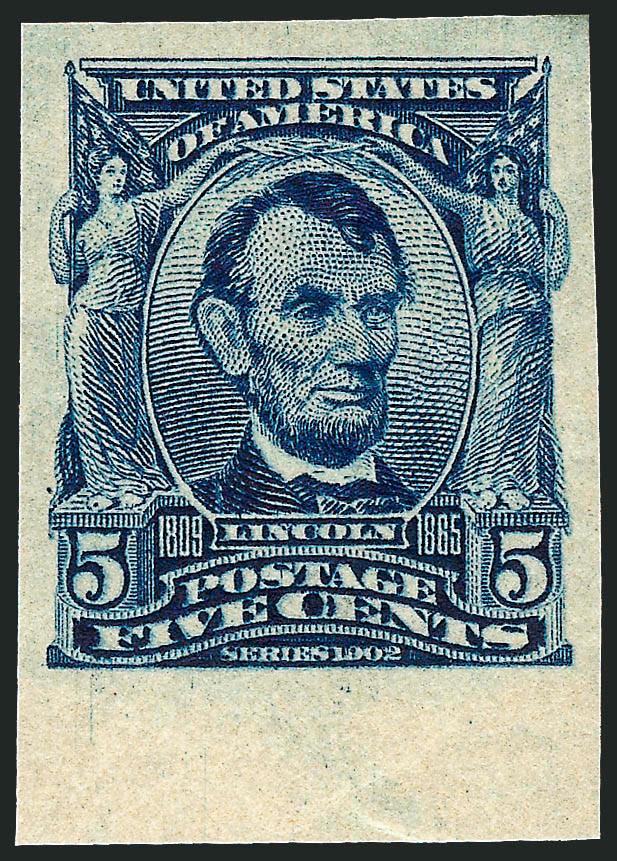 5c Blue, Imperforate (315).> Mint N.H. with <sheet margin at bottom,> huge margins other sides, rich color on bright paper, Extremely Fine, with 2005 P.S.E. certificate for pair