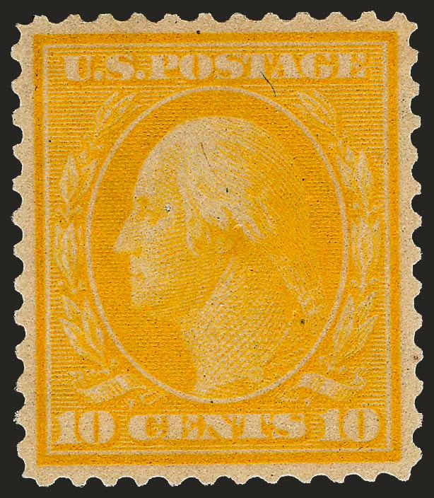 10c Yellow, 15c Pale Ultramarine, Bluish (364).> 10c reperfed at bottom, Very Fine appearance 15c perfs just in at right, Very Good, with 1975 and 1976 P.F. certificates respectively