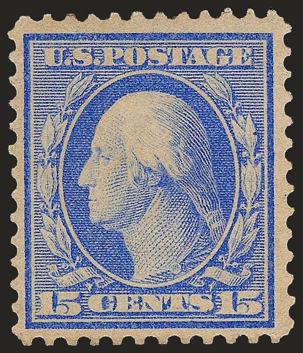15c Pale Ultramarine, Bluish (366).> Lightly hinged, intense color on nicely blued paper, Fine