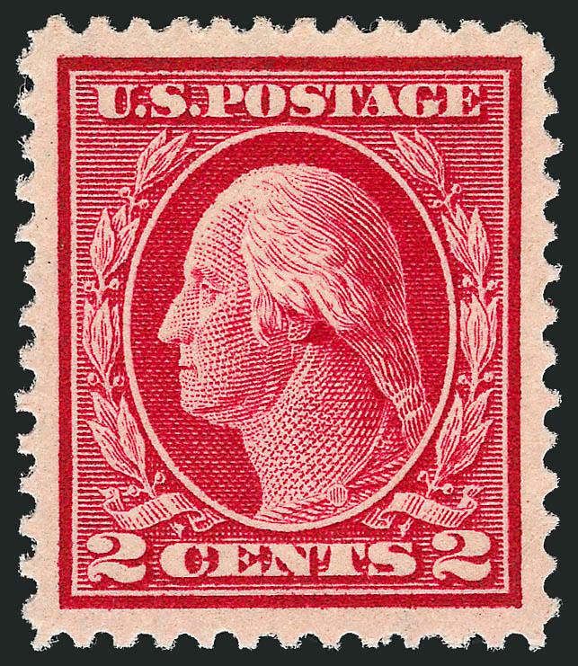 2c Carmine (375).> Mint N.H., beautiful wide mathematically balanced margins, vivid color on crisp paper, Extremely Fine Gem, with 2008 P.S.E. certificate (Superb 98 SMQ $960.00)