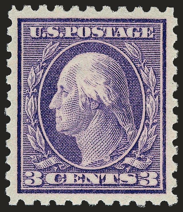 3c Deep Violet, Pink Back (426 var).> Mint N.H., radiant color on bright paper, perfectly centered, Extremely Fine Gem, with 2000 and 2006 P.F. certificates (XF-Superb 95 SMQ $490.00 as normal)