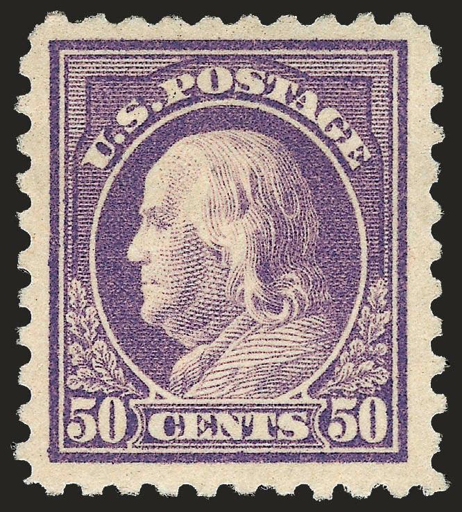 50c Light Violet (477).> Pretty color, wide margins, Very Fine