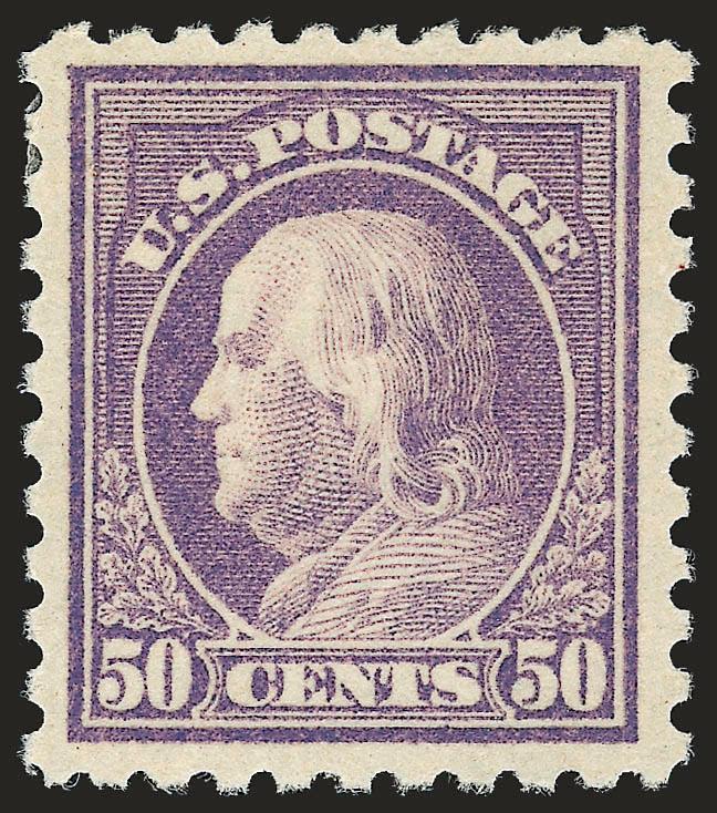 50c Light Violet (477).> Small h.r., brilliant color, Very Fine and choice