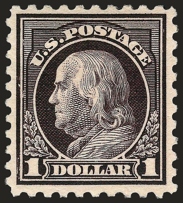 $1.00 Violet Black (478).> H.r., detailed impression, Very Fine