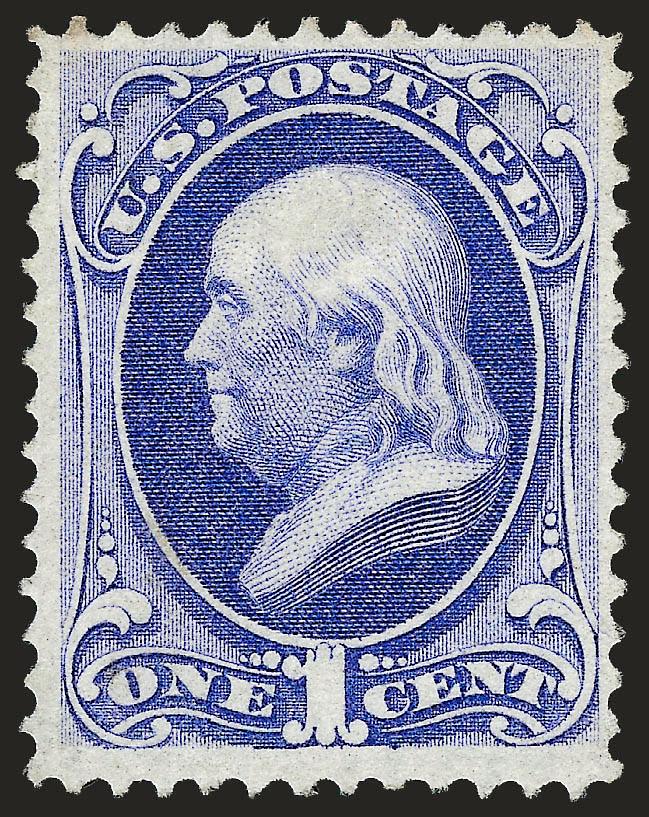 1c Ultramarine, Grill (134).> H. Grill, unused (no gum), bright color, Very Fine, with 1986 P.F. certificate