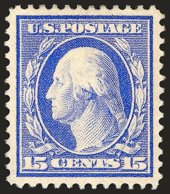 15c Pale Ultramarine (382).> Lightly hinged, rich color on crisp paper, beautiful centering with wide and balanced margins, Extremely Fine, with 1981 P.F. certificate