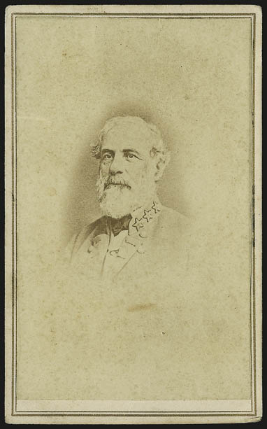 General Robert E. Lee CDV.> Bust portrait wearing Three-Star Generals Uniform, also photo of Edwin Booth, famous mid-nineteenth century actor and brother of John Wilkes Booth, Lincolns assassin (small
scuffs), otherwise Very Fine, each with 2c Firs