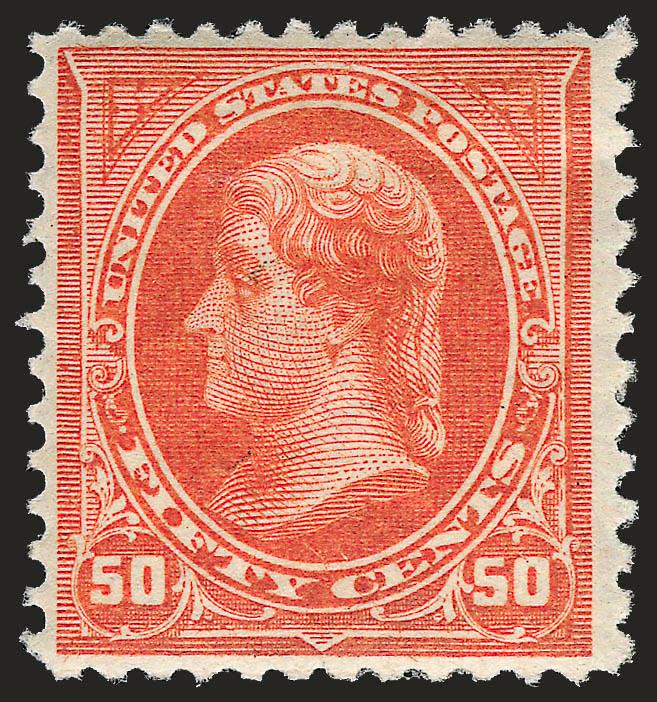 50c Orange (260).> Original gum, lightly hinged, deep bright color, attractive centering, Very Fine