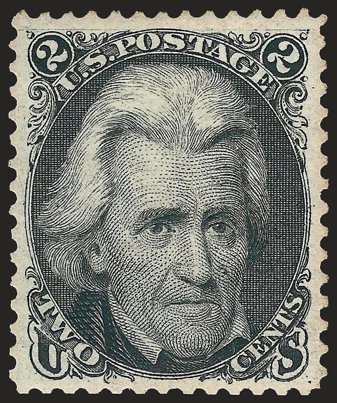 2c Black, Re-Issue (103).> Original gum, intense shade and impression on crisp paper<><>^VERY FINE AND CHOICE. A BEAUTIFUL ORIGINAL-GUM EXAMPLE OF THE 2-CENT 1861 RE-ISSUE.^<><>With 1995 P.F. certificate