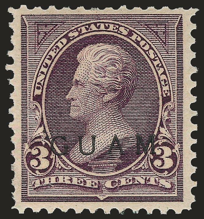 1900, 3c Purple, Special Printing (3SP).> Original gum, lightly hinged, with red Special Surcharge backstamp, Very Fine, with 1978 P.F. certificate