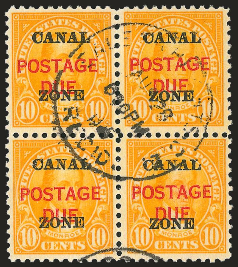 1925, 1c-10c Postage Due (J15-J17).> Used and unused singles and blocks of four complete less unused 1c block, also incl. used 2c block of four with plate no. and used 10c strip of three with left plate no.,
virtually all Fine-Very Fine