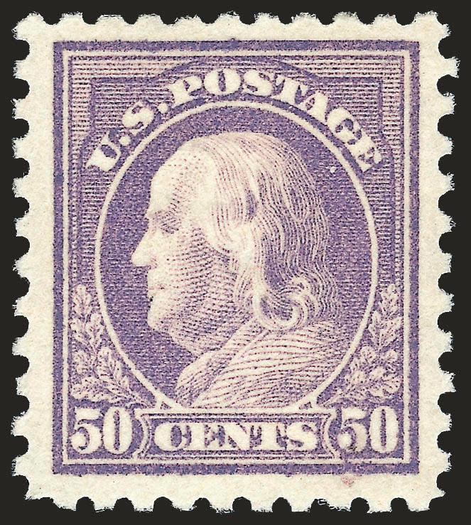 50c Light Violet (477).> Pretty shade on bright paper, unusually wide margins, Very Fine and choice, an attractive stamp, with 2001 P.F. certificate