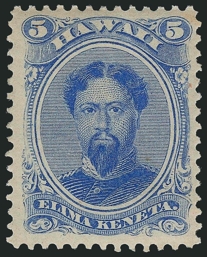 Hawaii Balance, 1869-91 (29-52C).> Complete, original gum, h.r., few flaws to be expected, overall Fine-Very Fine group