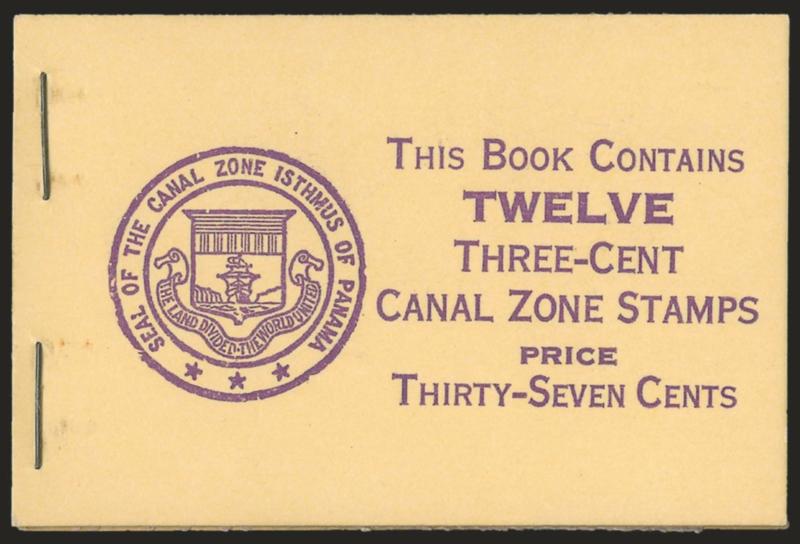 1933, 3c Deep Violet, Booklet Pane of Six (115c).> Complete unexploded booklet of two panes with interleaving, narrow selvage at left, <back cover inverted> in relation to front cover and panes, Very Fine and
choice, with 2006 P.F. certificate, Scott