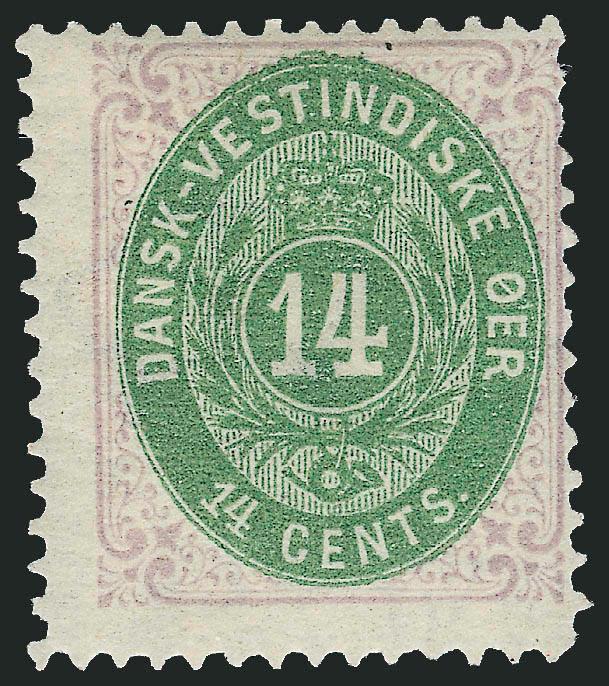 1874, 14c Lilac & Green (12).> Original gum, radiant colors, Fine, dealers backstamp