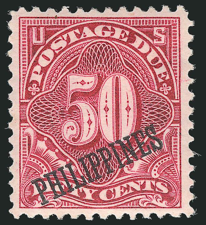 1899, 50c Deep Claret, Postage Due (J5).> Original gum, h.r., radiant color, well-proportioned margins, Very Fine and choice, a beautiful stamp
