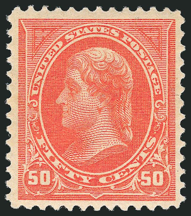 50c Orange (260).> Original gum, vibrant color, well-balanced margins, Very Fine and choice, with 1994 P.F. certificate
