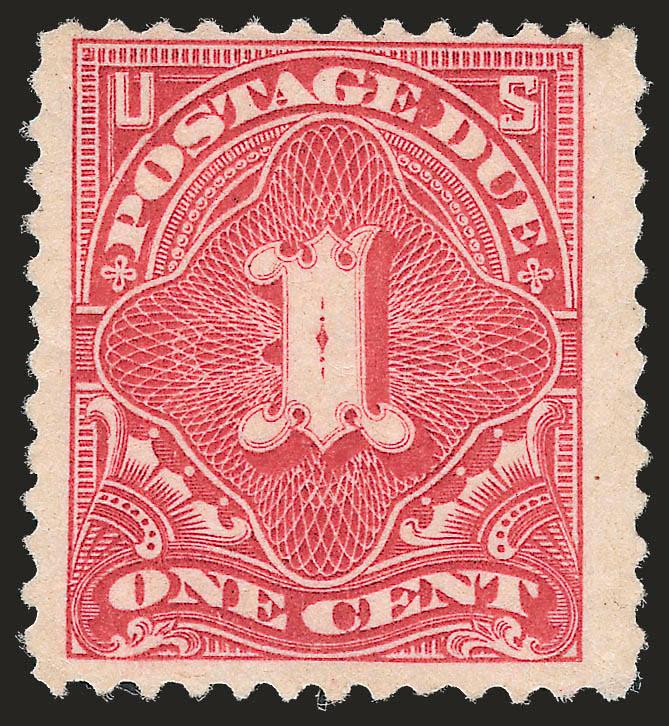 1c Vermilion (J29).> Original gum, lightly hinged, minor corner creases, otherwise Fine