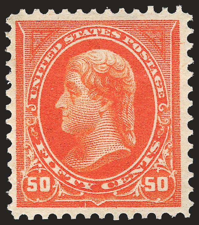 50c Red Orange (275a).> Original gum, h.r., beautiful color on crisp paper, Very Fine and choice example of this shade variety
