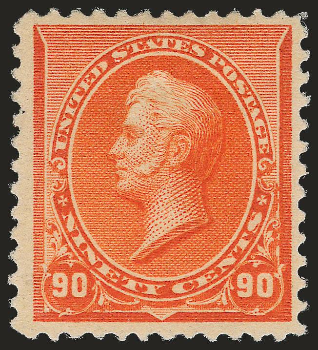 1c-90c 1890 Issue (219, 220-229).> Original gum, h.r. except 10c unused (no gum), few small flaws, overall Fine-Very Fine, the design of this set were the models for the first Bureau issue