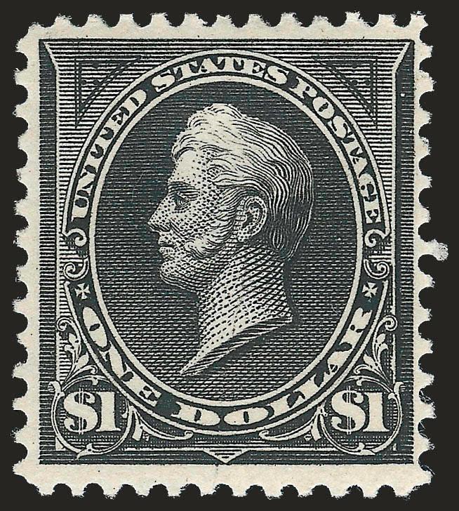 1c-$2.00 1895 Bureau Issue (264-276).> 50c unused (no gum), others original gum, few flaws incl. 6c light crease, Fine-Very Fine appearance, also incl. rebacked and defective $2.00 with fantasy margins (not
counted)