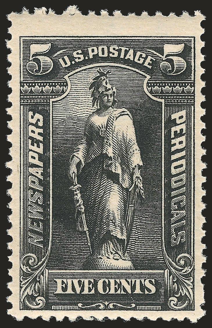 1c-5c Black, 1895 Issue (PR102-PR104).> Mint N.H., intense shade and impression, wide margins, Very Fine and choice