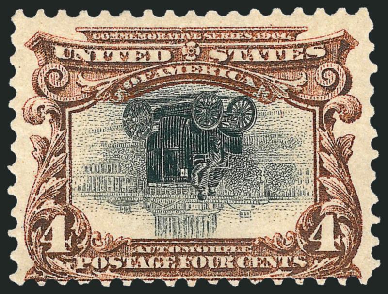 4c Pan-American, Center Inverted (296a).> Lightly hinged for this issue which is normally found with either disturbed gum or heavy hinging, deep rich colors, three wide margins<><>^FINE. A SCARCE SOUND
ORIGINAL-GUM EXAMPLE OF THE 4-CENT PAN-AMERICA