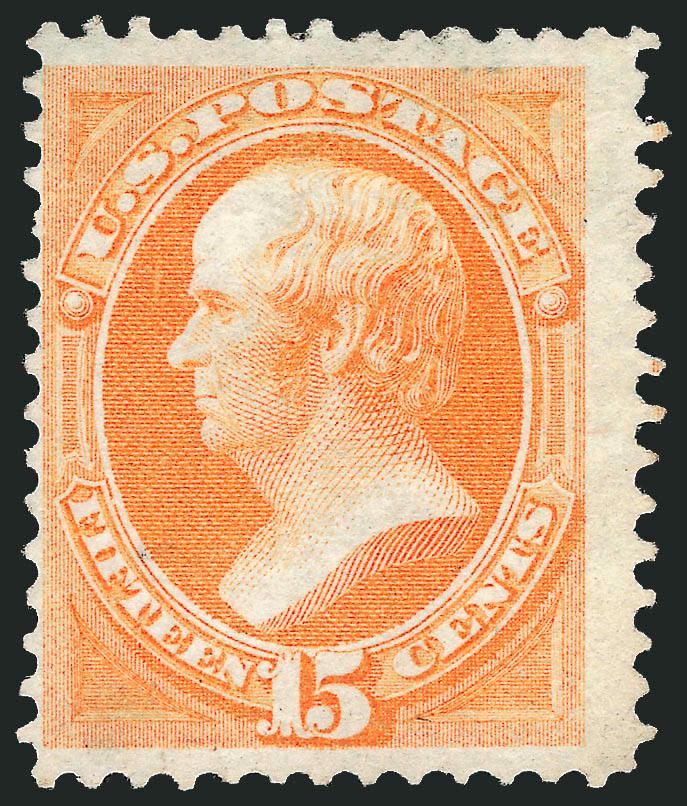 15c Orange, Grill (141).> H. Grill , unused (no gum), bright color, slight soiling and thin spot, otherwise Fine, with 1968 P.F. certificate