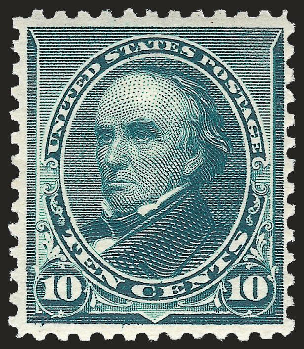 10c Green (226).> Mint N.H., deep rich color and proof-like impression on crisp paper, Very Fine and choice