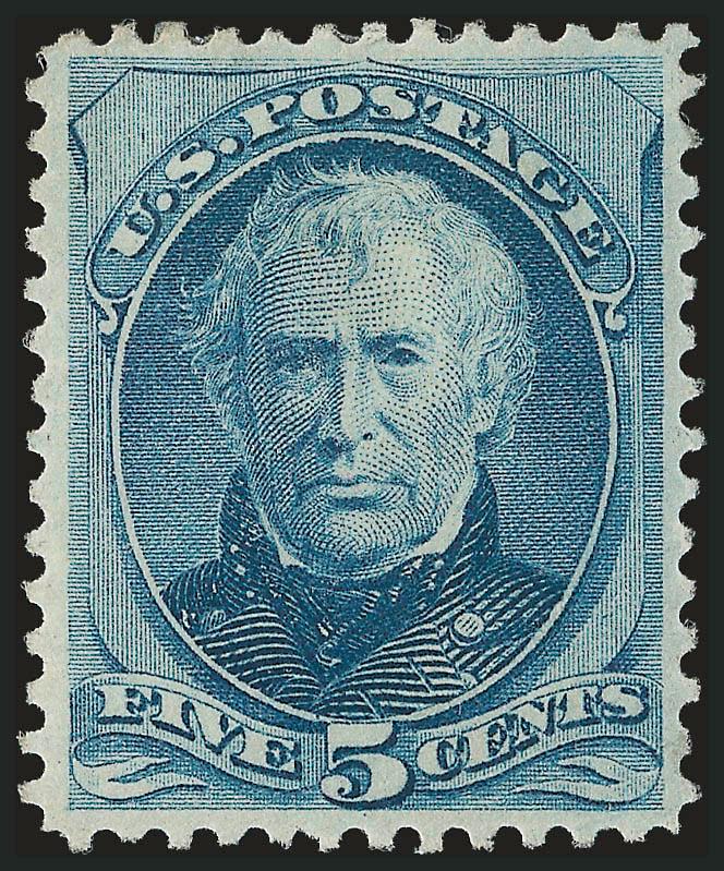 5c Blue (185).> Original gum, small h.r., almost perfectly centered, bright color and clear impression, Extremely Fine, with 2007 P.F. certificate