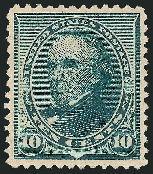 10c Green (226).> Original gum, minor h.r., choice balanced margins, deep rich color, Extremely Fine, with 2003 P.S.E. certificate (XF 90 SMQ $360.00)