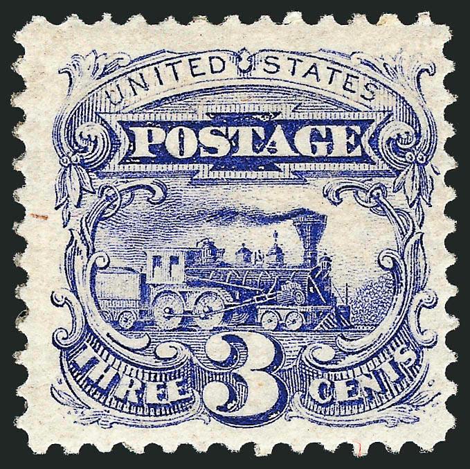 3c Ultramarine (114).> Original gum, wide margins, fresh and Very Fine, with 2008 P.F. certificate