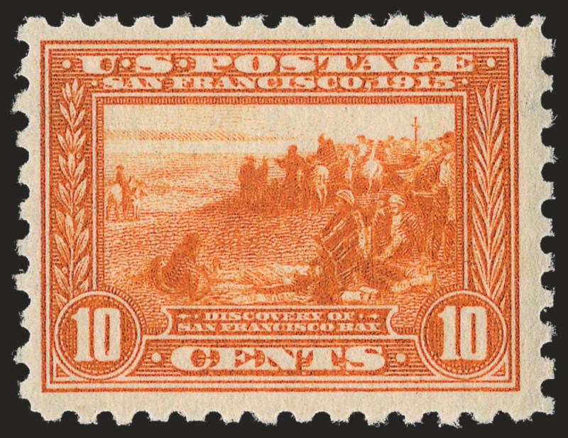 10c Panama-Pacific, Perf 10 (404).> Mint N.H., vibrant color, fresh and Fine
