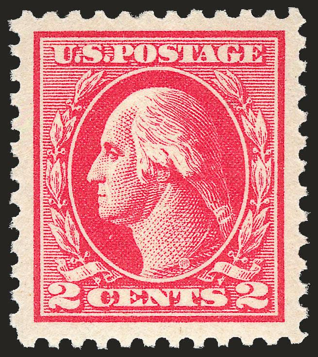 2c Carmine, Ty. IV (526).> Mint N.H., crisp impression on bright paper, perfectly balanced margins, Extremely Fine Gem, with 2009 P.F. certificate (XF-Superb 95)