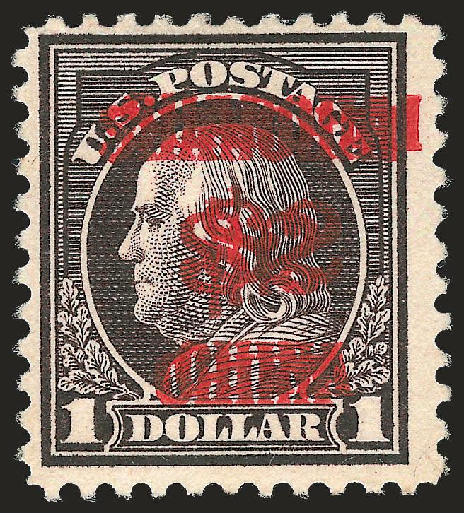 $2.00 on $1.00 Offices in China, Double Surcharge (K16a).> H.r., rich color, clear second surcharge<><>^A FINE EXAMPLE OF THE $2.00 OFFICES IN CHINA WITH DOUBLE SURCHARGE ERROR.^<><>The Office in China double
surcharge error occurred during the o