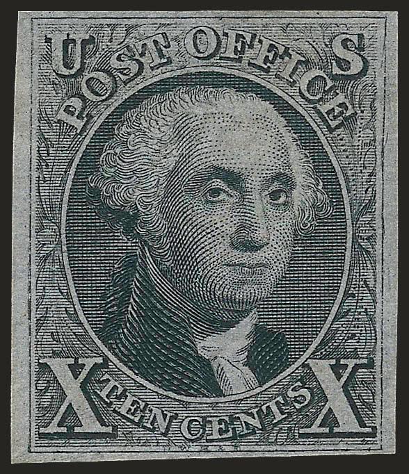 5c Red Brown, 10c Black, Reproduction (3, 4).> Without gum as issued, clear to large margins, 10c with <stitch watermark,> 5c tiny trivial thin speck, otherwise Fine-Very Fine