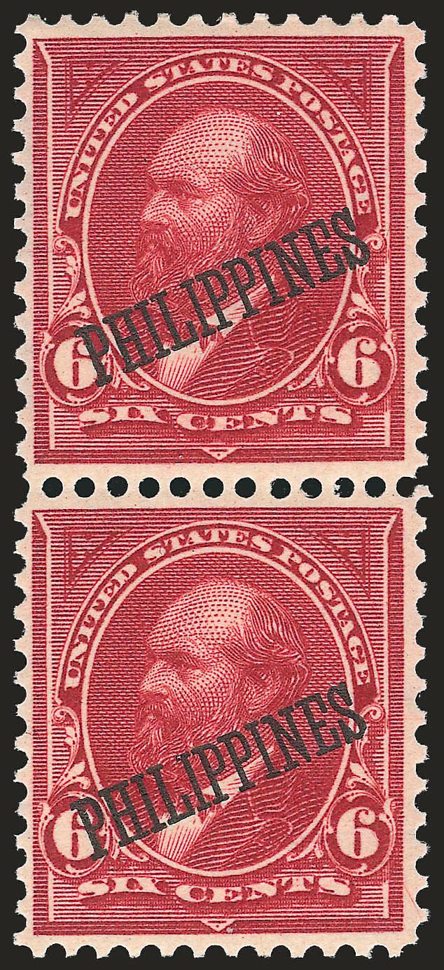 PHILIPPINES, Multiples (214J6).> Nice group of blocks, strips and pairs, incl. Nos. 214-217, 220-221, 226, 229-230, 232-233, 240 and J6, almost all stamps Mint N.H., several blocks with corner or margin
selvage, bright colors, many with choice cente